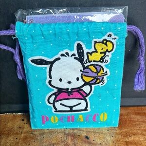 POCHACCO Vintage 1999 Mini Notebook and 1995 Mini Drawstring Pouch